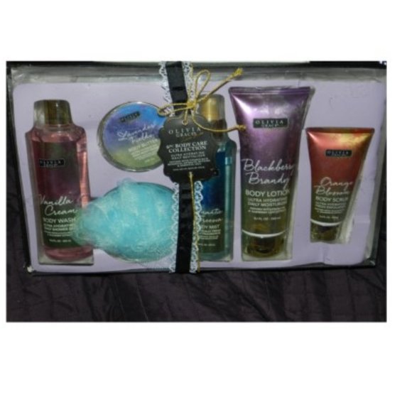 NEW Olivia Grace 6 Pc Body Care Collection Larger FULL sized Items Set NEW/NWT!